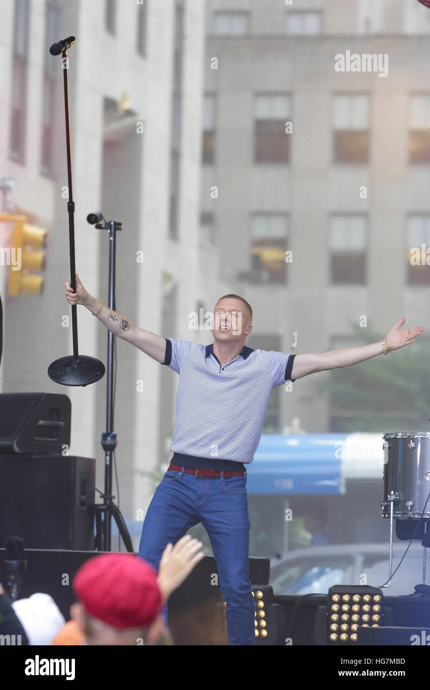 Macklemore führt in der Today Show am 23. Juni 2016 in New York City, New York. Stockfoto