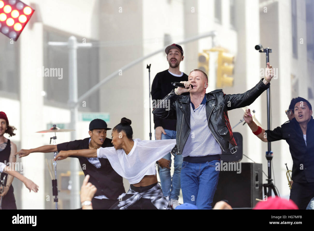 Macklemore und Ryan Lewis führen auf der Today Show am 23. Juni 2016 in New York City, New York. Stockfoto
