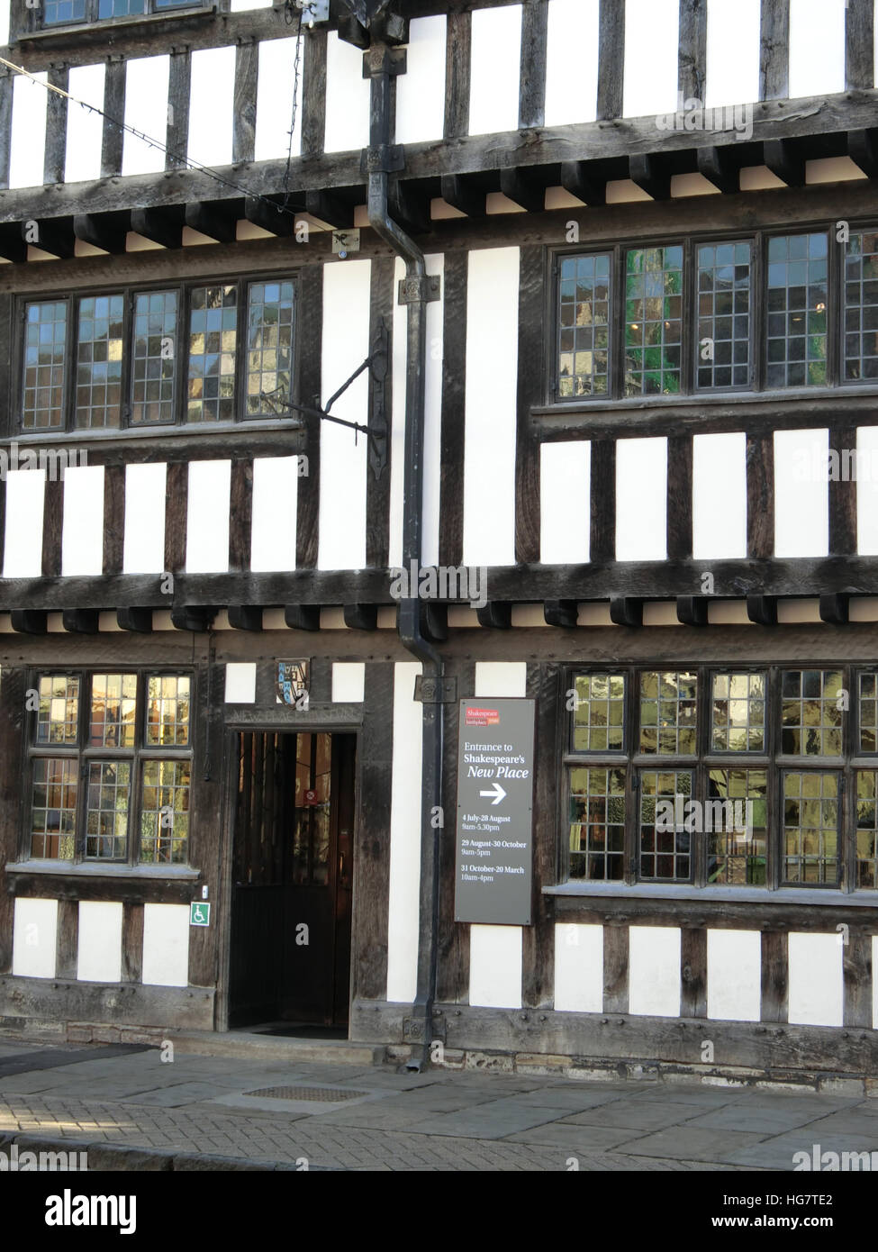 Thomas Nash's House, Chapel Street, Stratford-upon-Avon, Warwickshire, England, Großbritannien Stockfoto