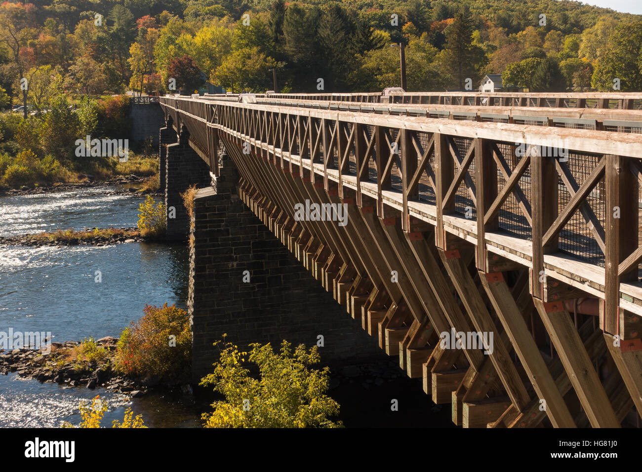 Roebling Delaware Aquädukt Stockfoto