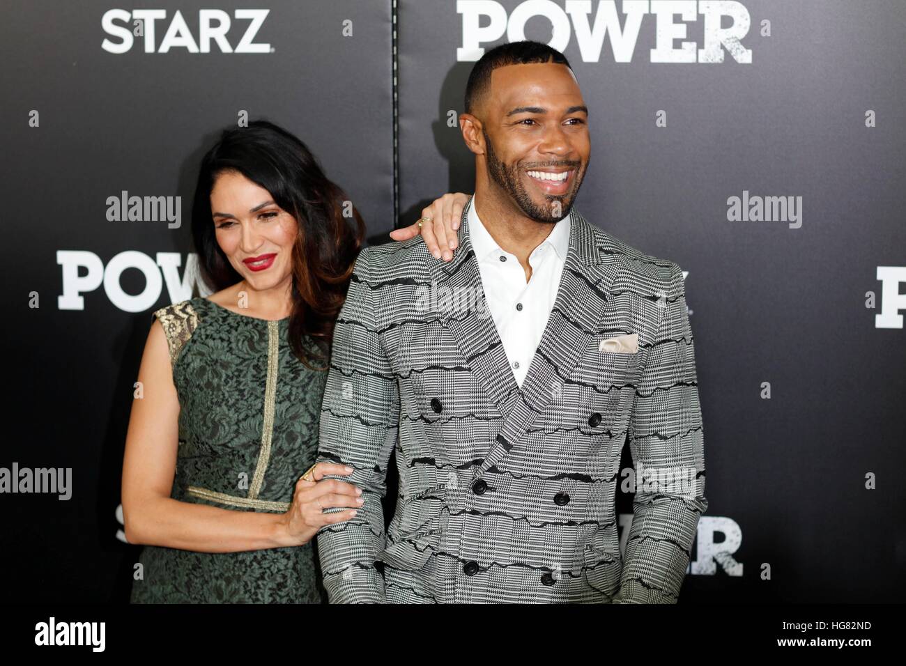 Omari Hardwick und Lela Loren kommen an die macht, Staffel 3 Uhr Party präsentiert von Starz Stockfoto