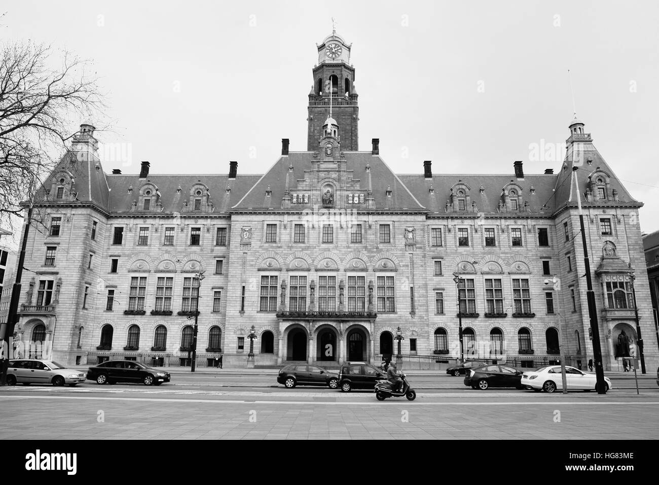 Rathaus-Rotterdam Stockfoto