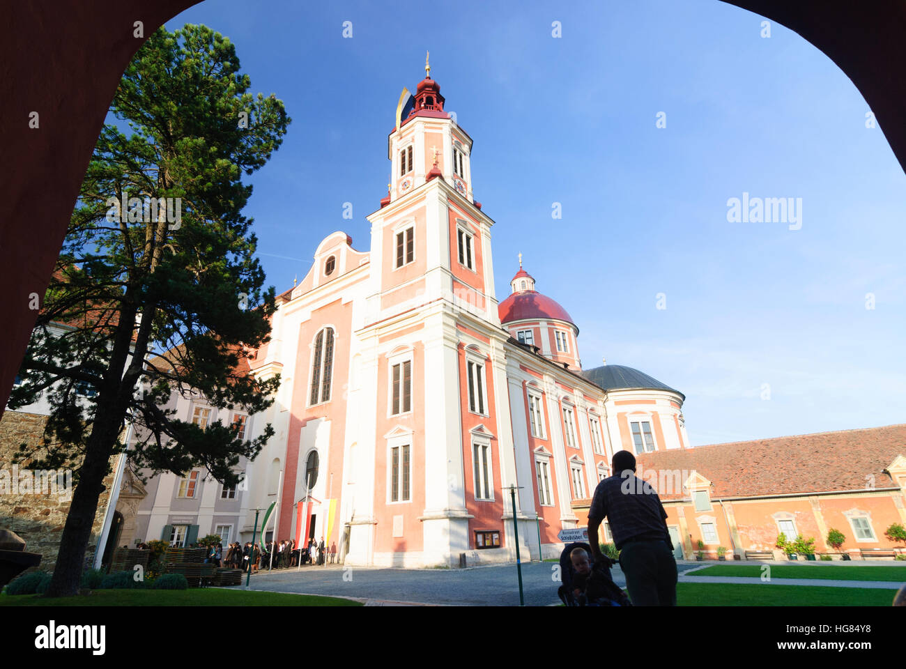 Pöllau: Kirche St. Veit, Steirisches Thermenland - Oststeiermark, Steiermark, Steiermark, Österreich Stockfoto