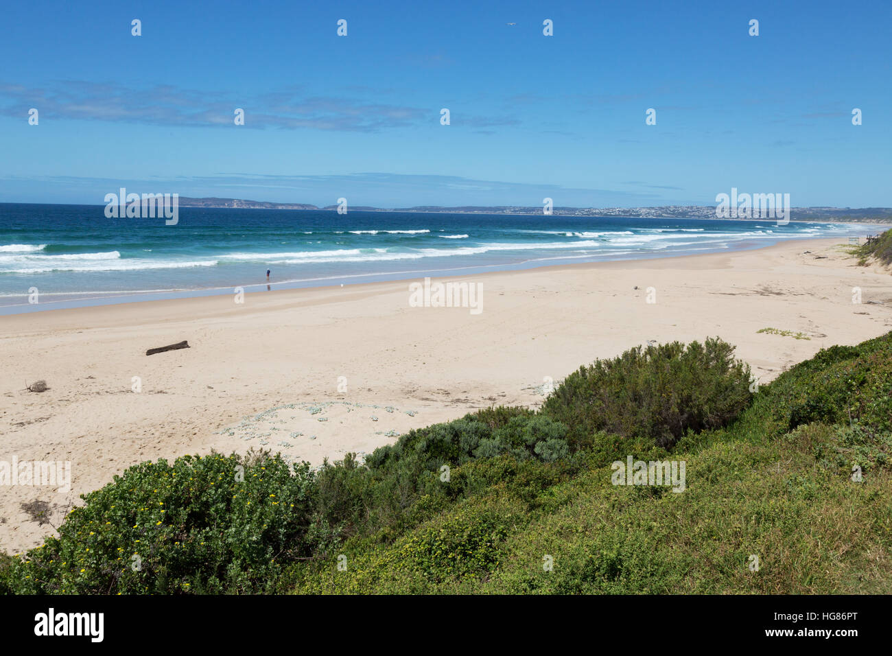 Der Strand, Plettenberg Bay, die Garden Route, Eastern Cape, Südafrika Stockfoto