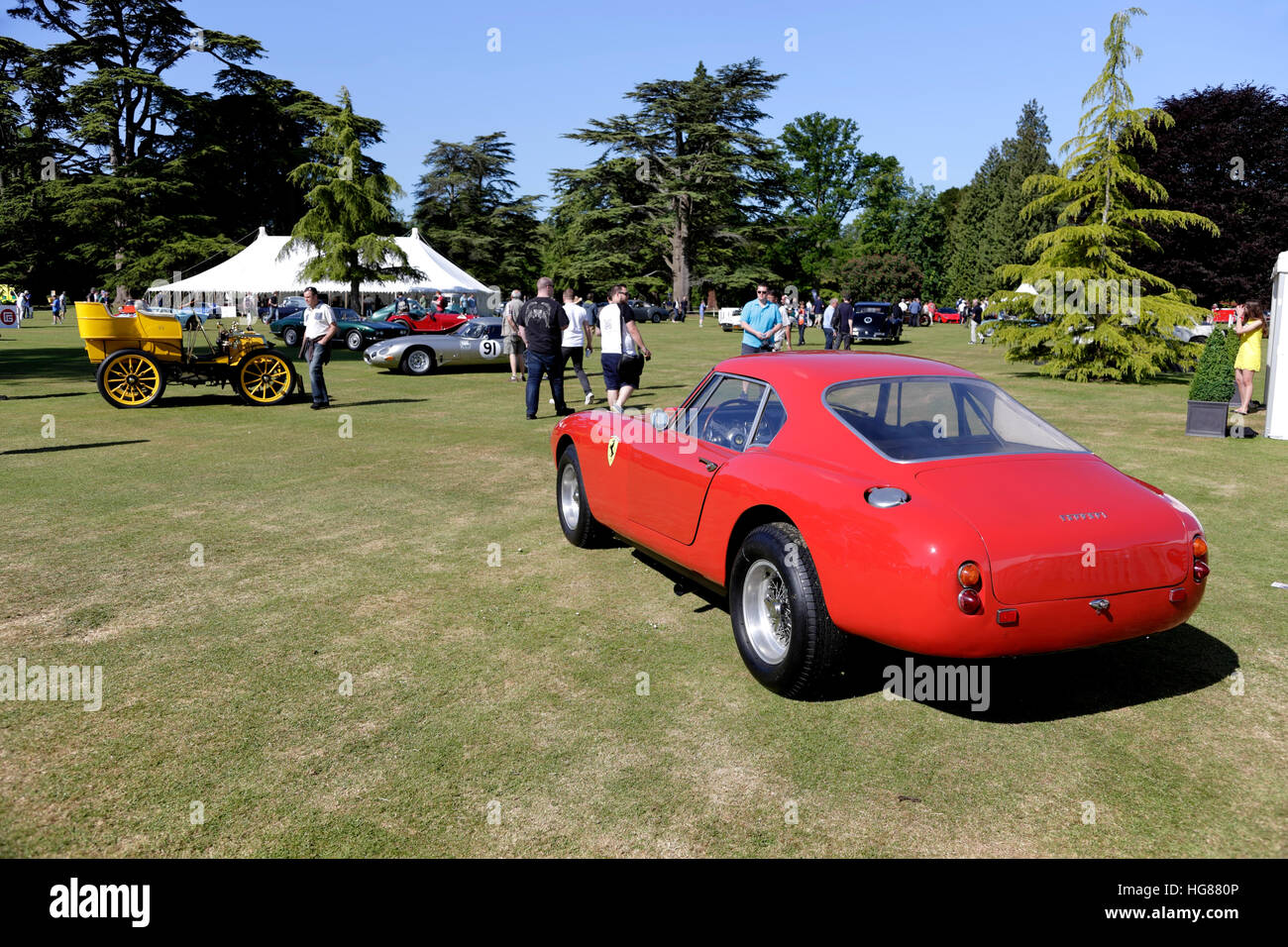 Ein 1959 Ferrari 250 GT LWB Zwischenbericht auf der Wilton