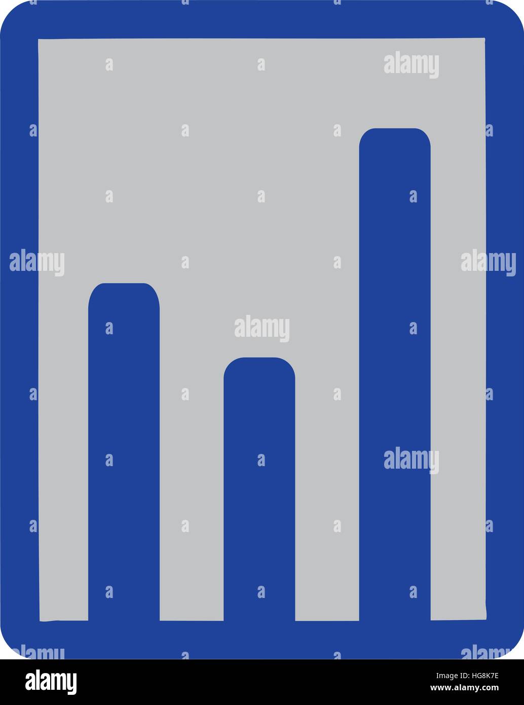 Diagramm-Symbol Stock Vektor