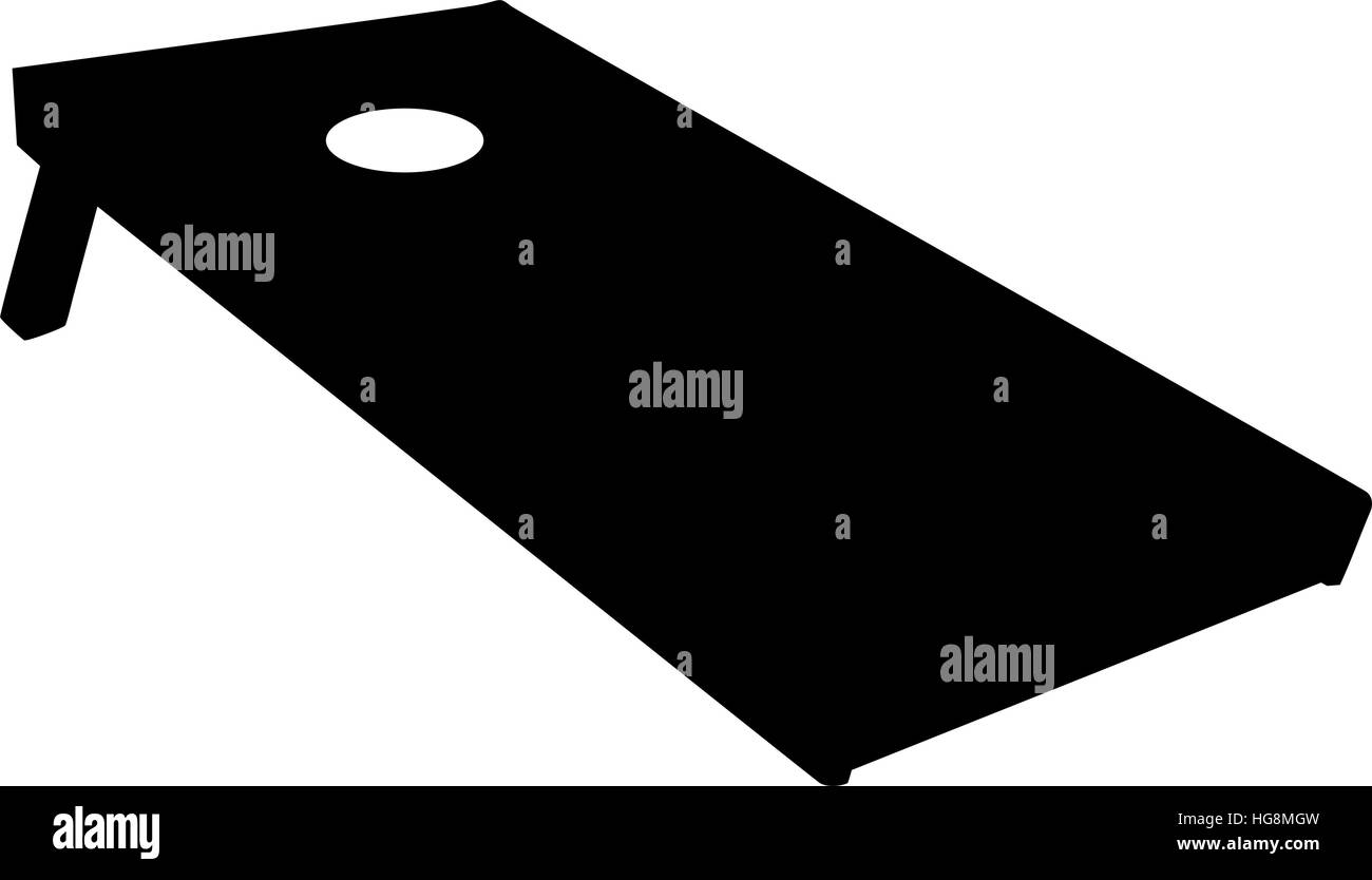 Cornhole board Stock Vektor