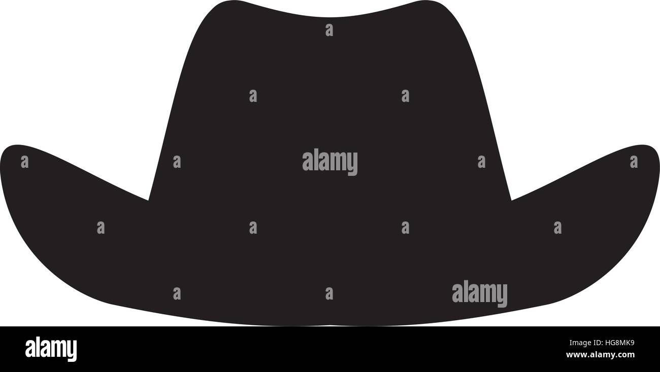 Cowboy-Hut-Symbol Stock Vektor
