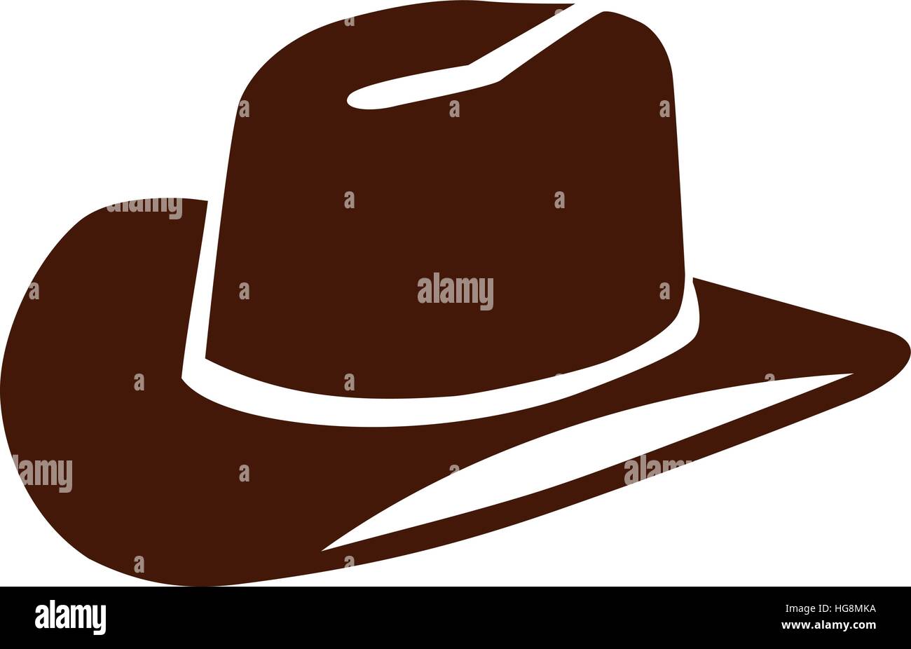 Cowboy-Hut Stock Vektor