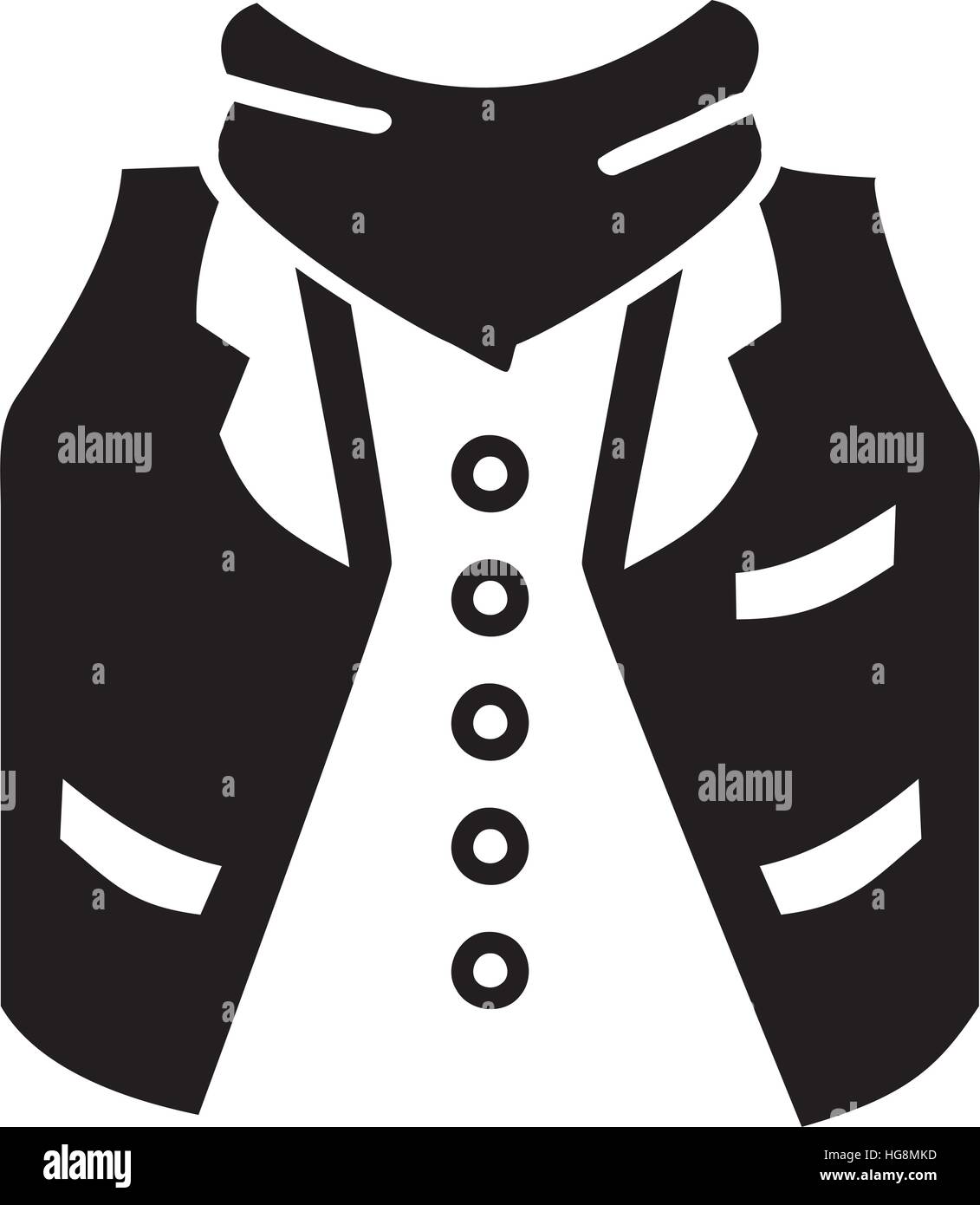 Cowboy Jacke für Hemden Stock Vektor