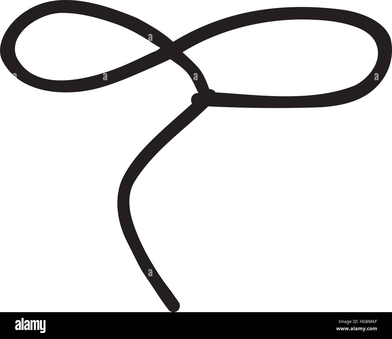 Lasso cowboay Stock Vektor