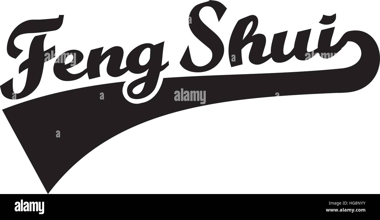 Feng Shui Wort Stock Vektor