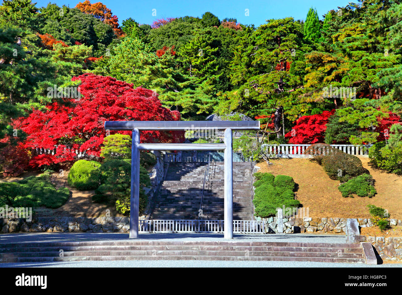 Musashi Imperial Friedhof Tokio Japan Stockfoto