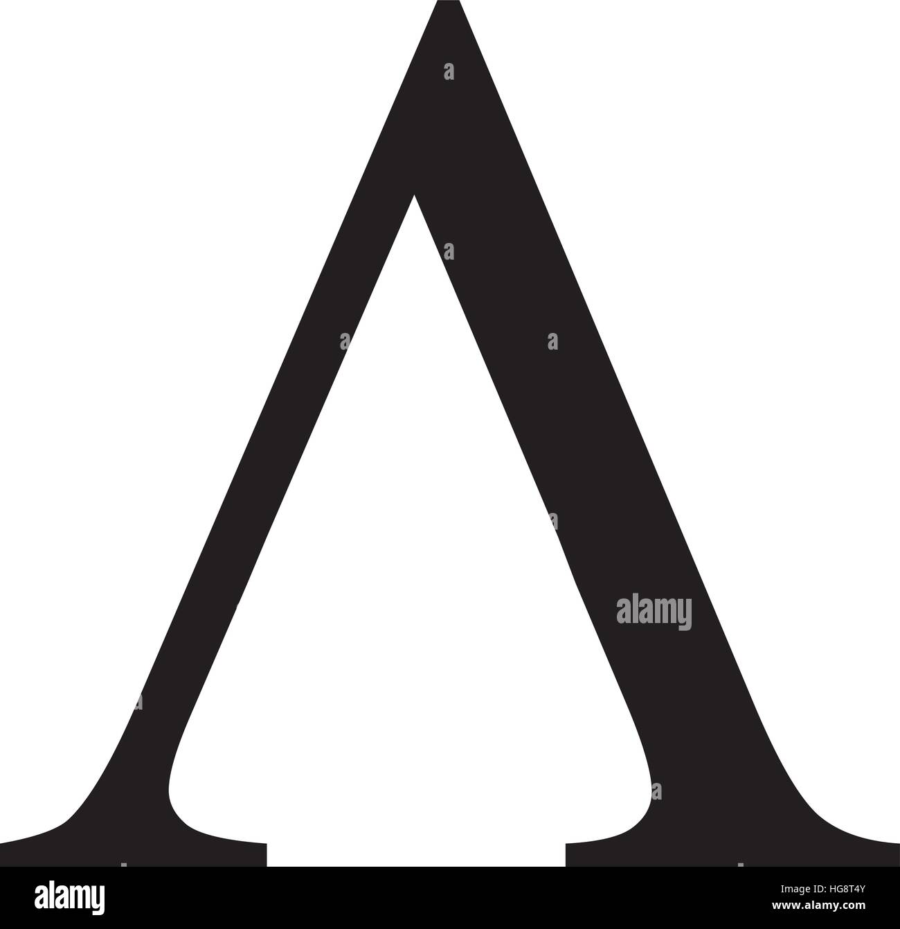 Lambda Zeichen Stock Vektorgrafik Alamy