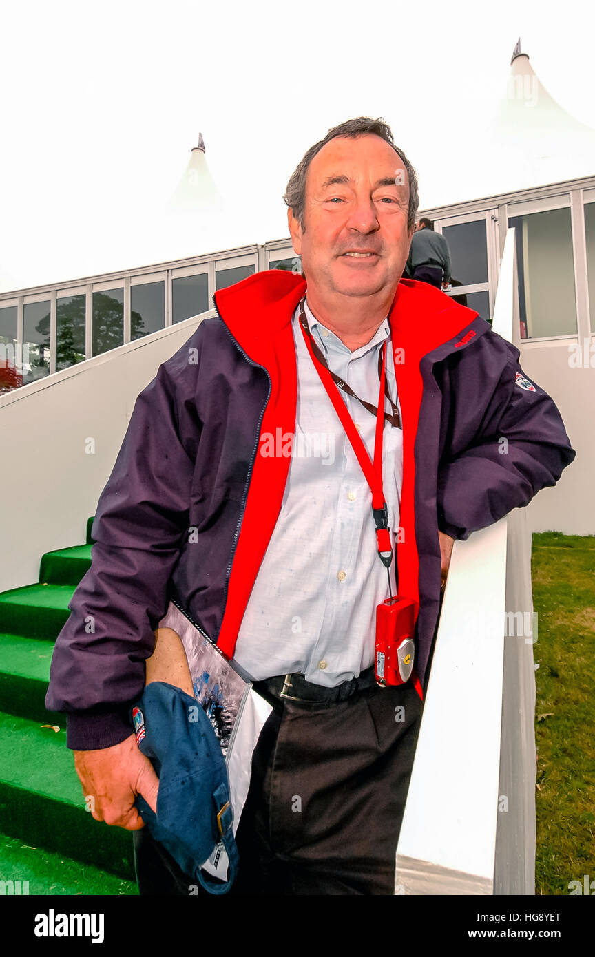 Nick Mason, Schlagzeuger mit Pink Floyd auf dem Goodwood Festival of Speed Stockfoto