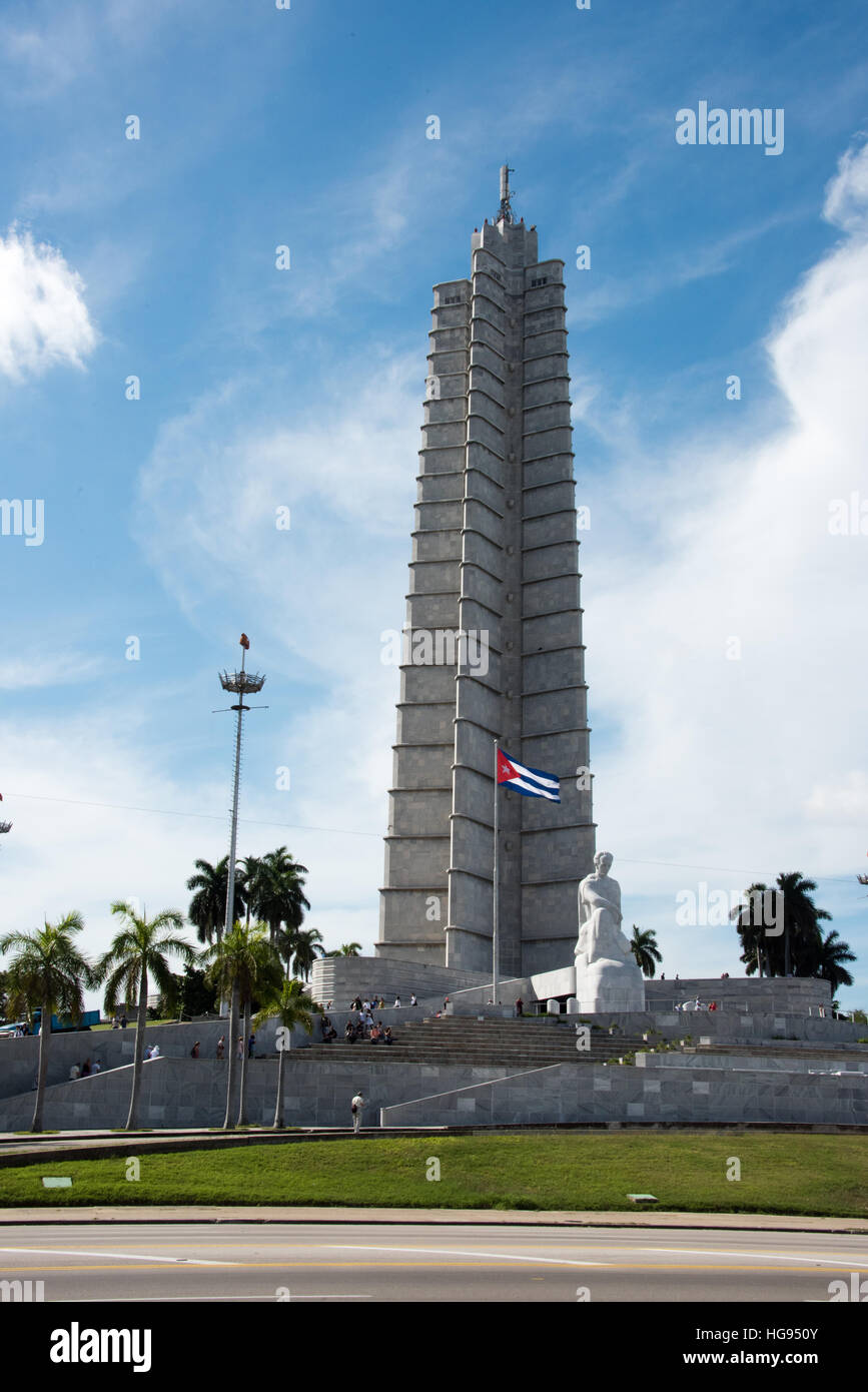 Platz der Revolution, Havanna, Kuba Stockfoto