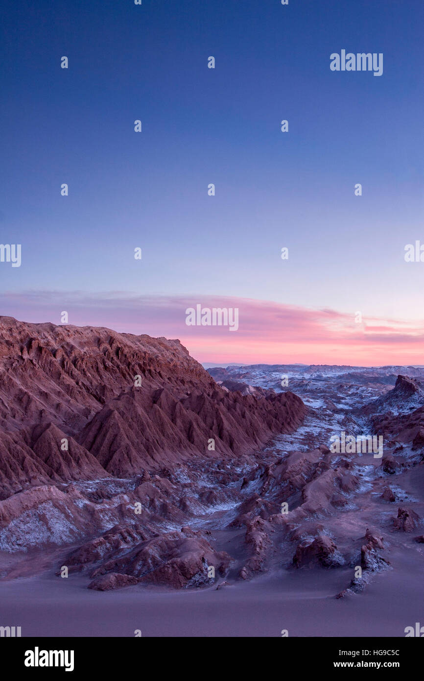 Tal des Mondes, in der Nähe von San Pedro de Atacama, Chile Stockfoto