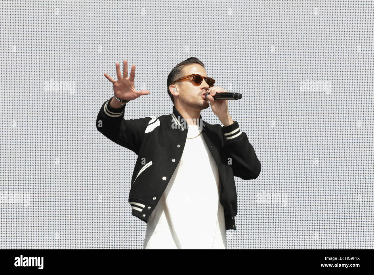 G-Eazy führt beim Budweiser Made In America Festival 2015 Stockfoto