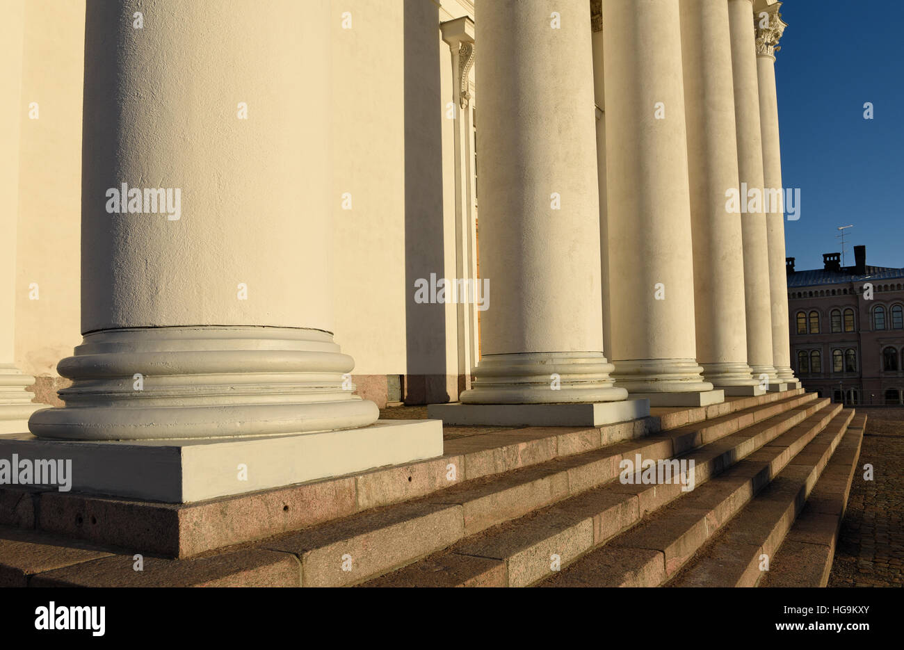 Finnland Helsinki Kathedrale Senatsplatz Stockfoto