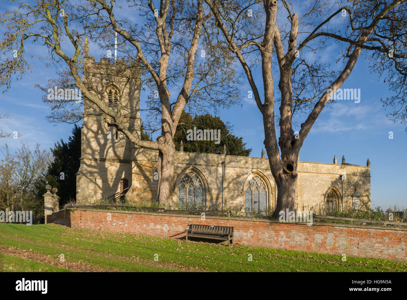 St. Marien-Kirche, Preston auf Stour, Warwickshire, England, Vereinigtes Königreich Stockfoto