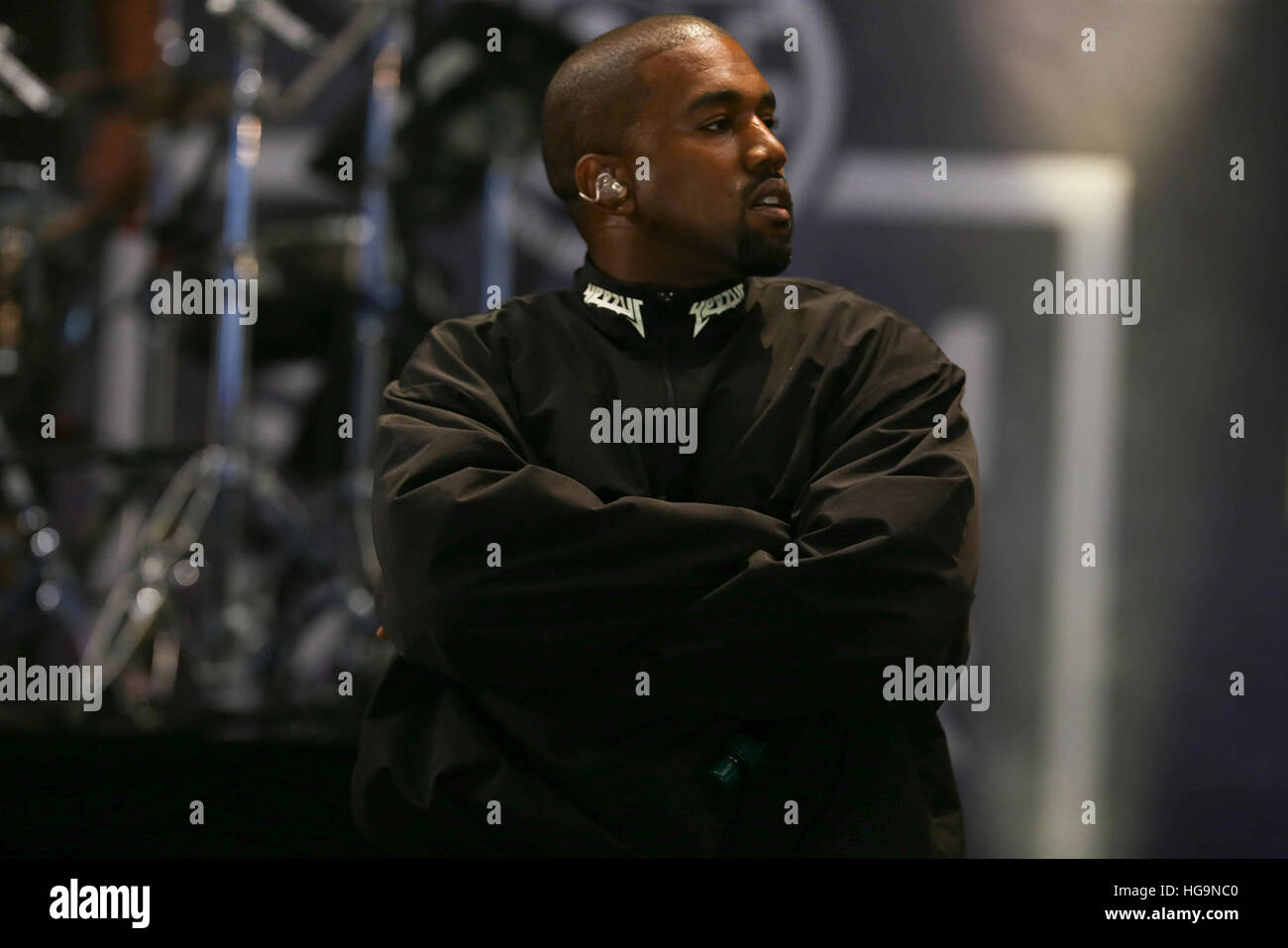 Kanye West und G.O.O.D Musik führen beim Summerjam 2016 Stockfoto