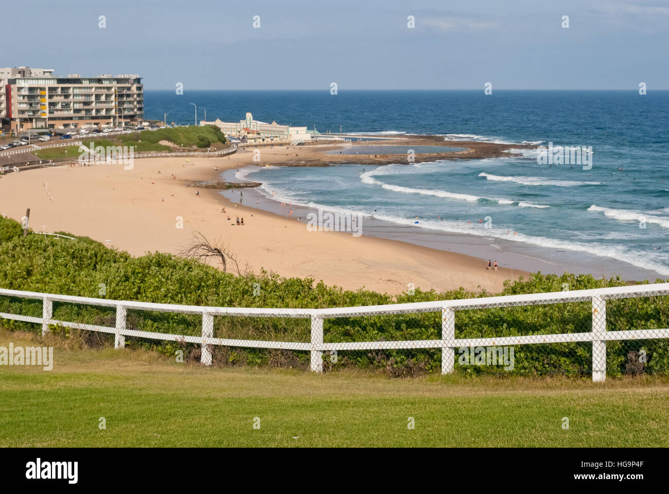 Newcastle Beach, New South Wales, Australien Stockfoto