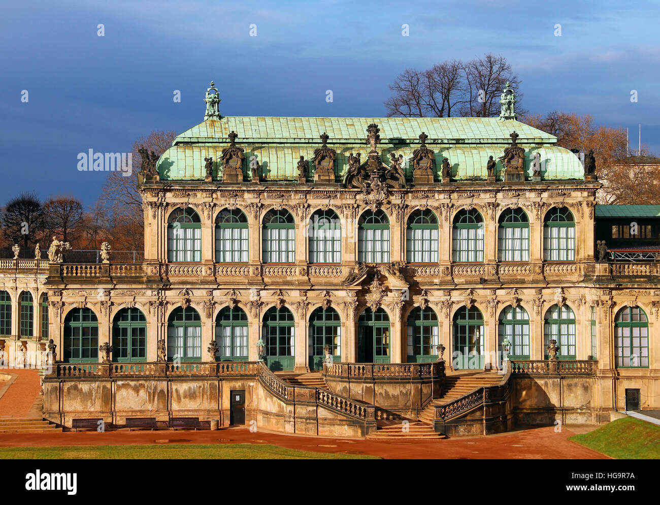 Zwinger Palace in Dresden, Deutschland Stockfoto
