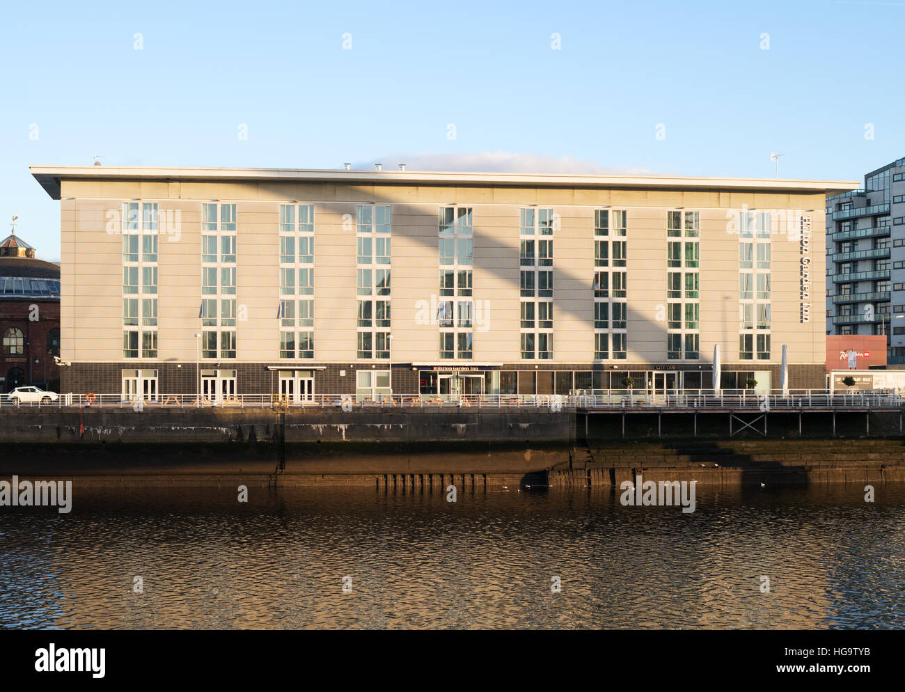 Hilton Garden Inn Hotels, Glasgow, Scotland, UK Stockfoto
