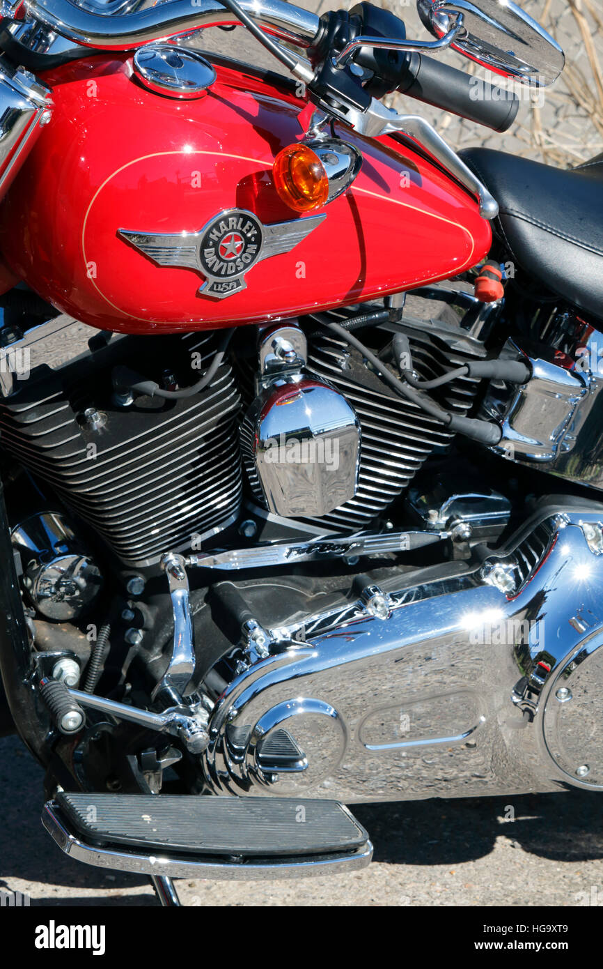 Harley davidson fat boy motorcycle -Fotos und -Bildmaterial in hoher  Auflösung – Alamy