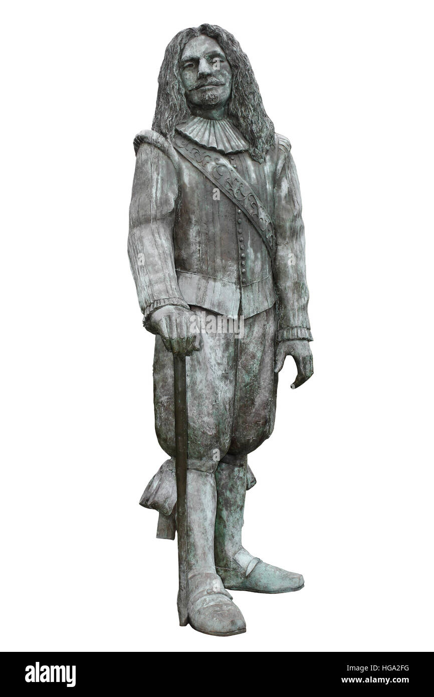 Geschnitten Sie aus der Skulptur des "Childe von Hale" - John Middleton Stockfoto