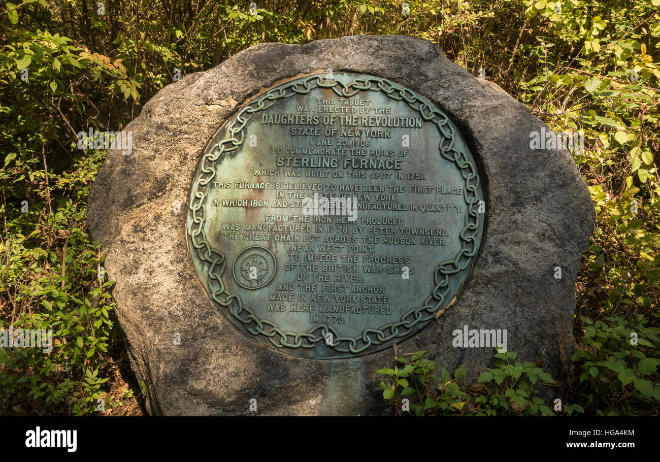 Sterling See Eisen arbeitet Tuxedo Park New York Stockfoto