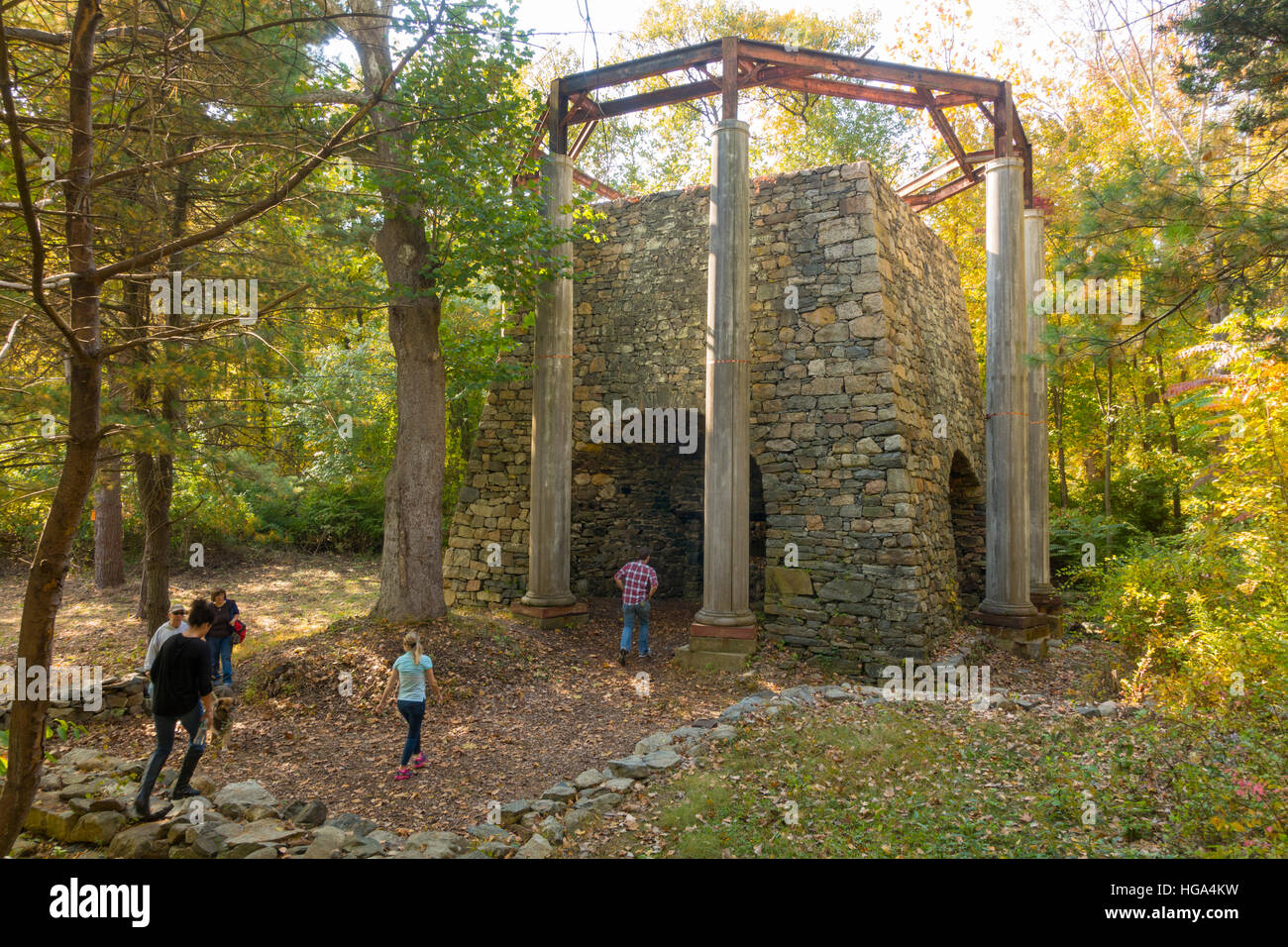 Sterling See Eisen arbeitet Tuxedo Park New York Stockfoto