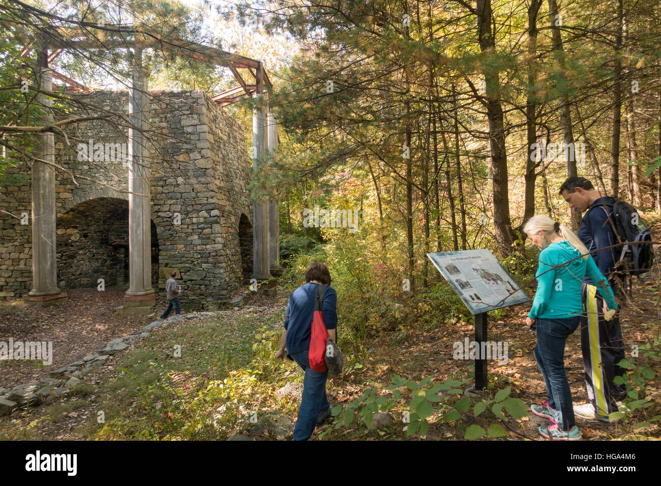 Sterling See Eisen arbeitet Tuxedo Park New York Stockfoto