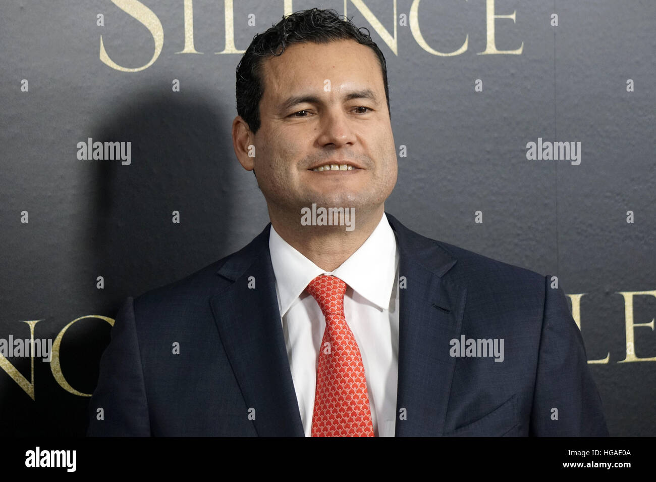 Los Angeles, Kalifornien, USA. 5. Januar 2017. Gaston Pavlovich besucht der Los Angeles Premiere von Paramount Pictures "Silence" im Directors Guild of America am 5. Januar 2017 in Los Angeles, Kalifornien, USA statt. | Verwendung Weltweit/Picture Alliance © Dpa/Alamy Live-Nachrichten Stockfoto