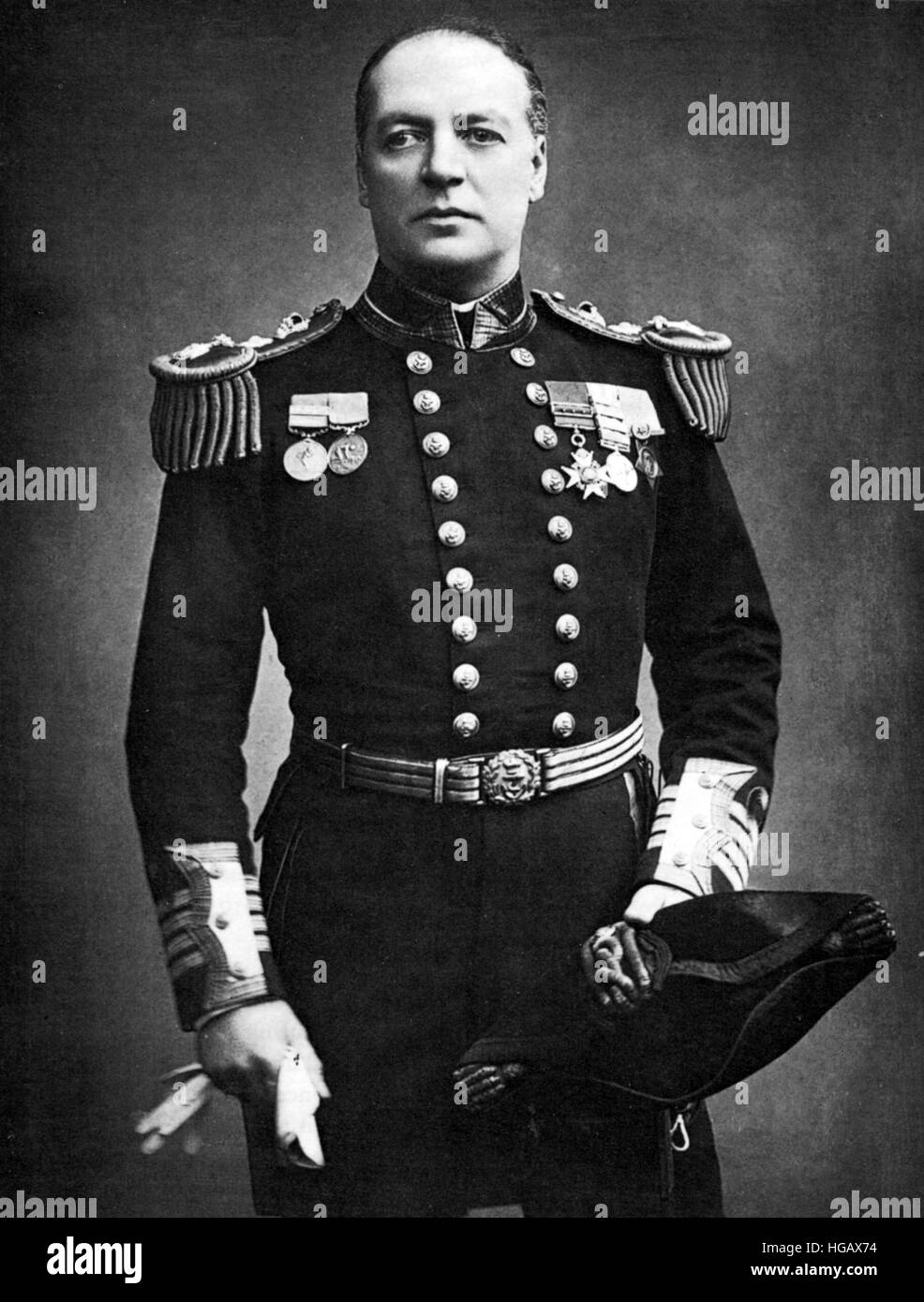 CHARLES BERESFORD (1846-1919), britischer Admiral und MP Stockfoto