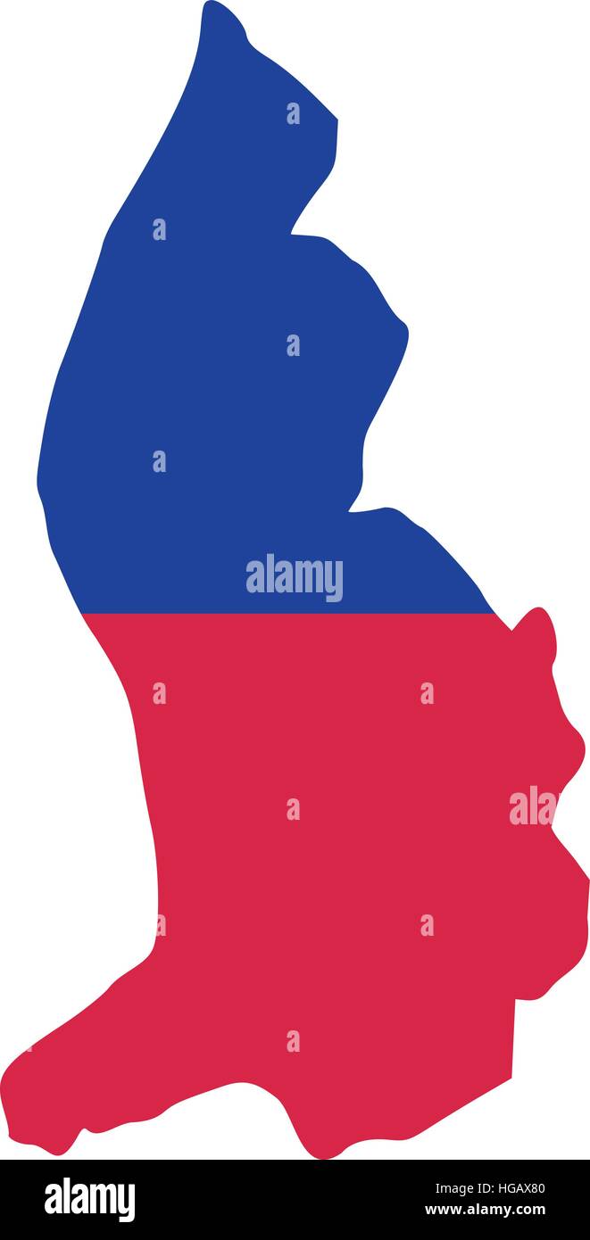 Liechtenstein map kaufen Alamy