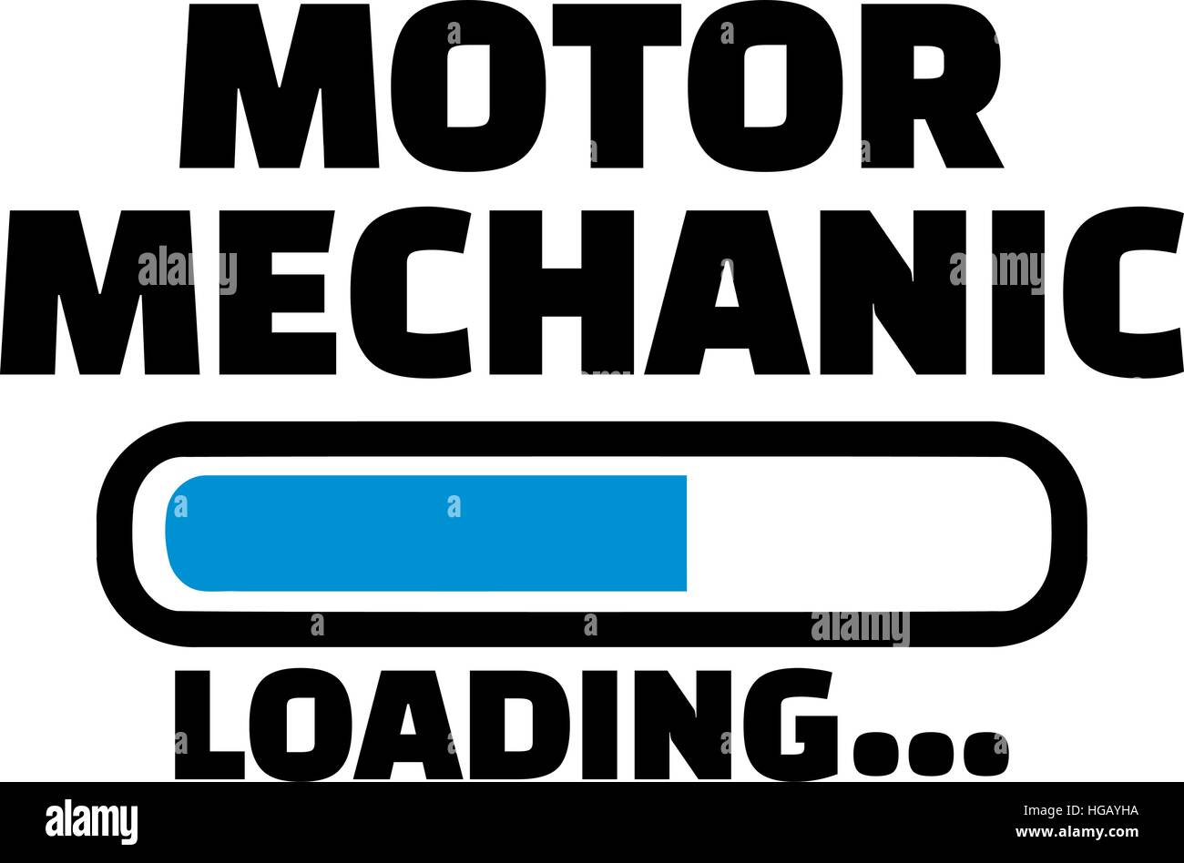 Kfz-Mechaniker be- Stock Vektor