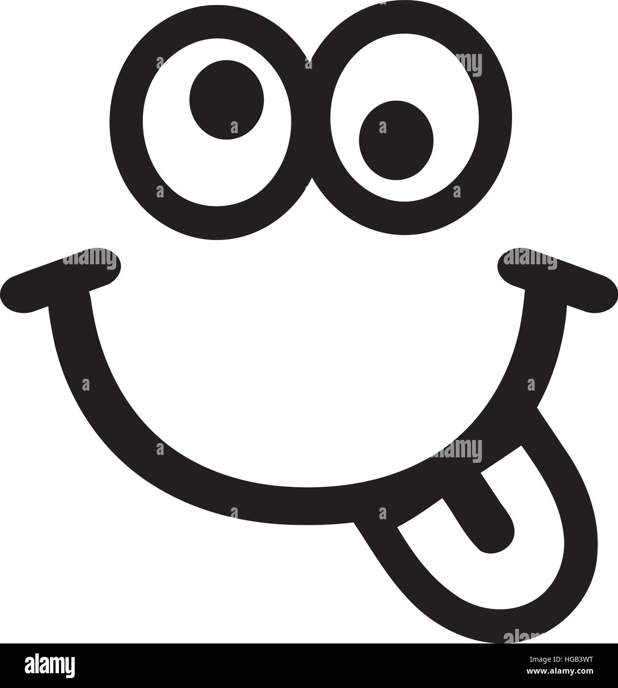 Smile Zunge Smile Zunge