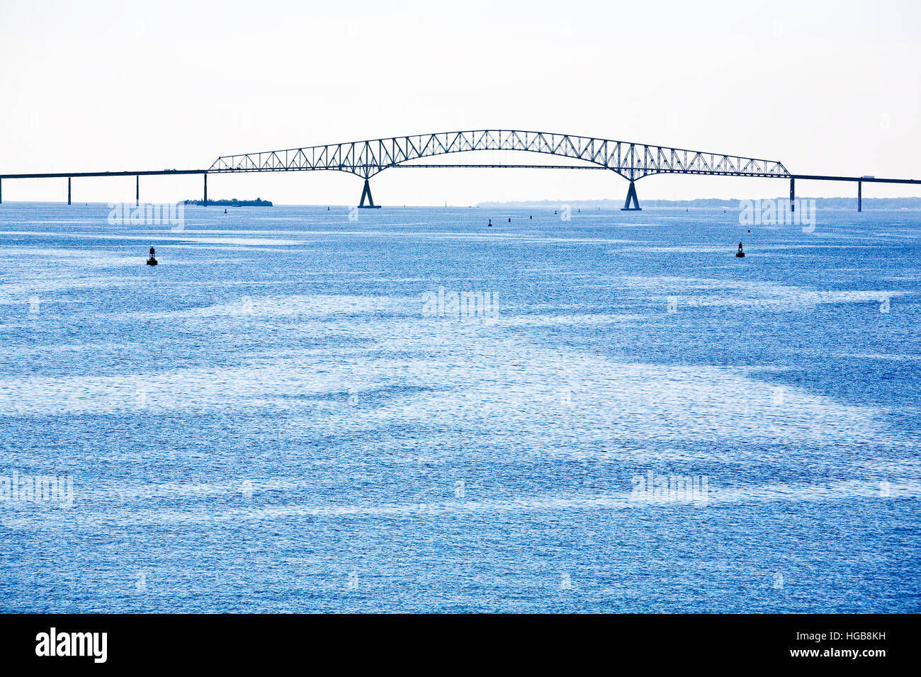 Francis Scott Key Bridge, MD USA Stockfoto