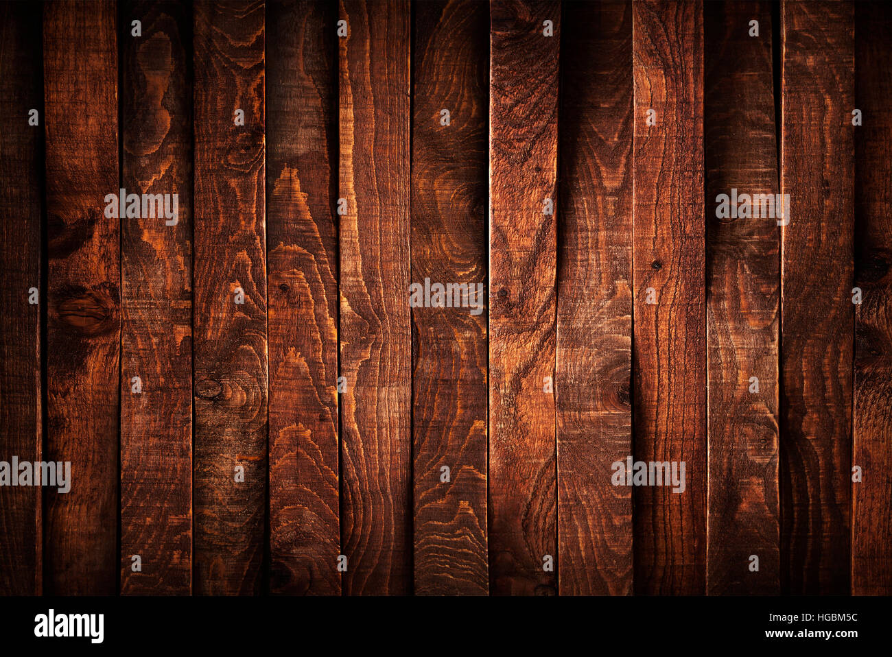 Dunklen Holzdielen Hintergrund Stockfoto
