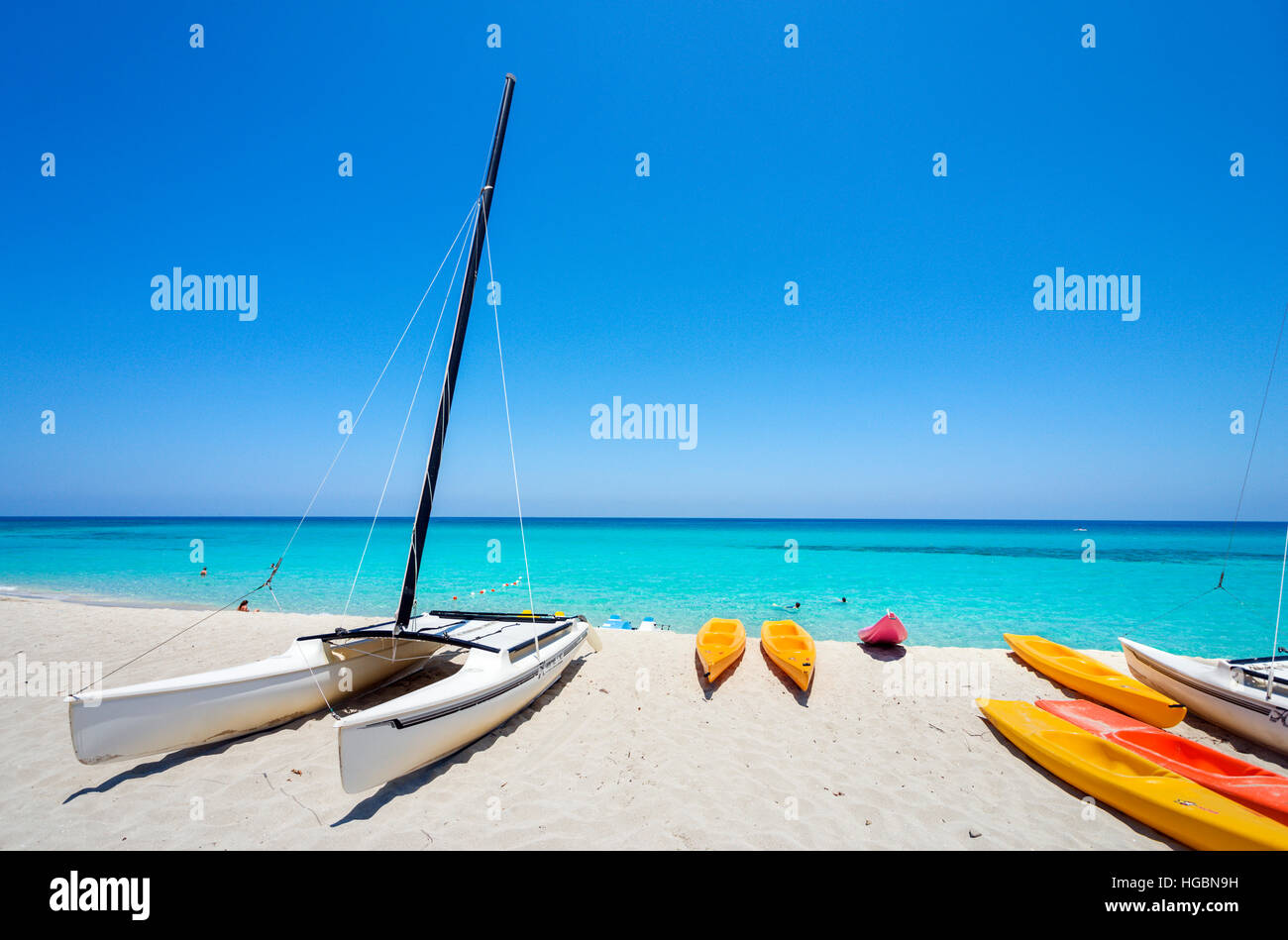 Strand von Varadero, Kuba. Stockfoto