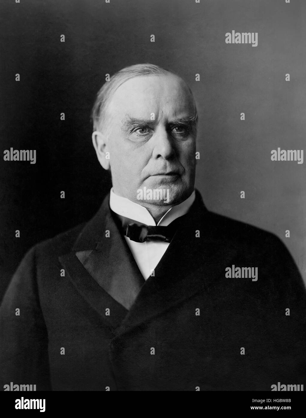 William McKinley Portrait, um 1900. Stockfoto