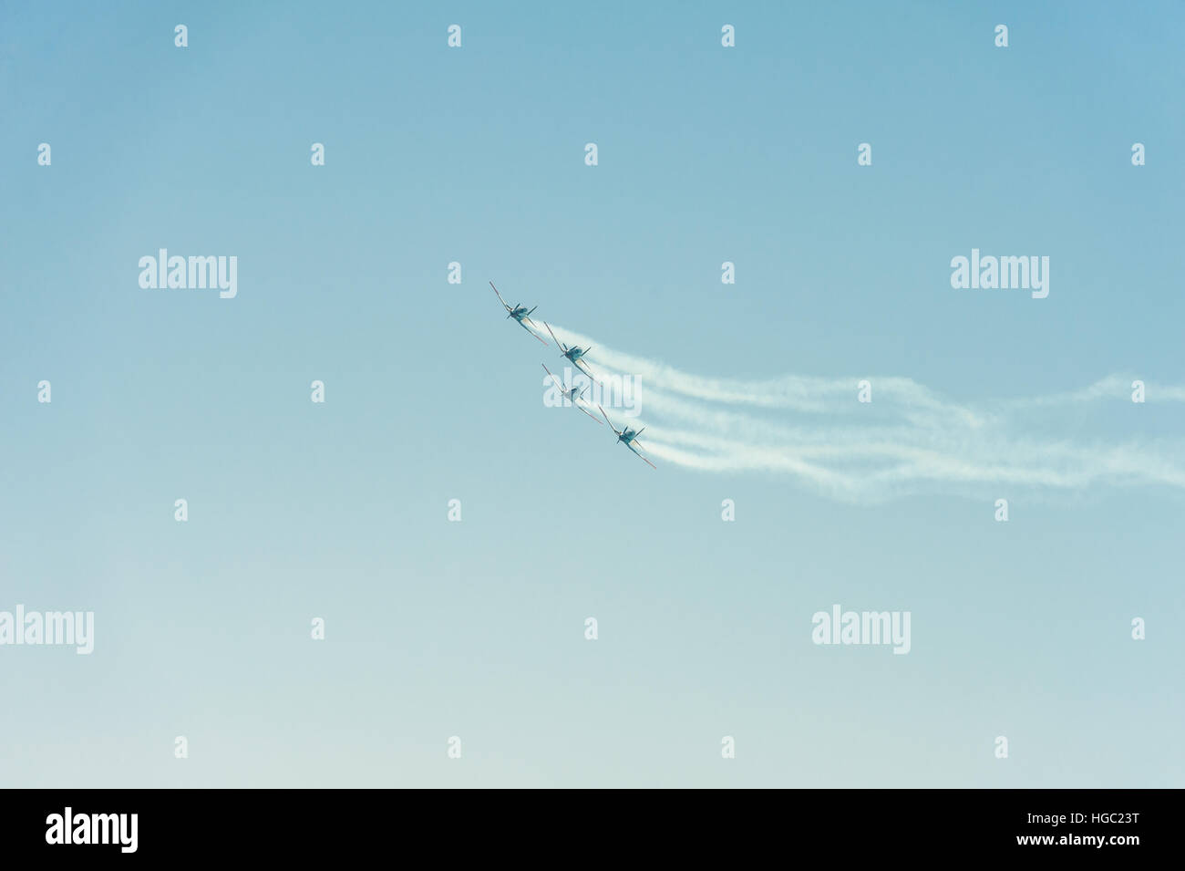 Yom Haatsmaout, Unabhängigkeitstag, Israel 2016, airshow Stockfoto