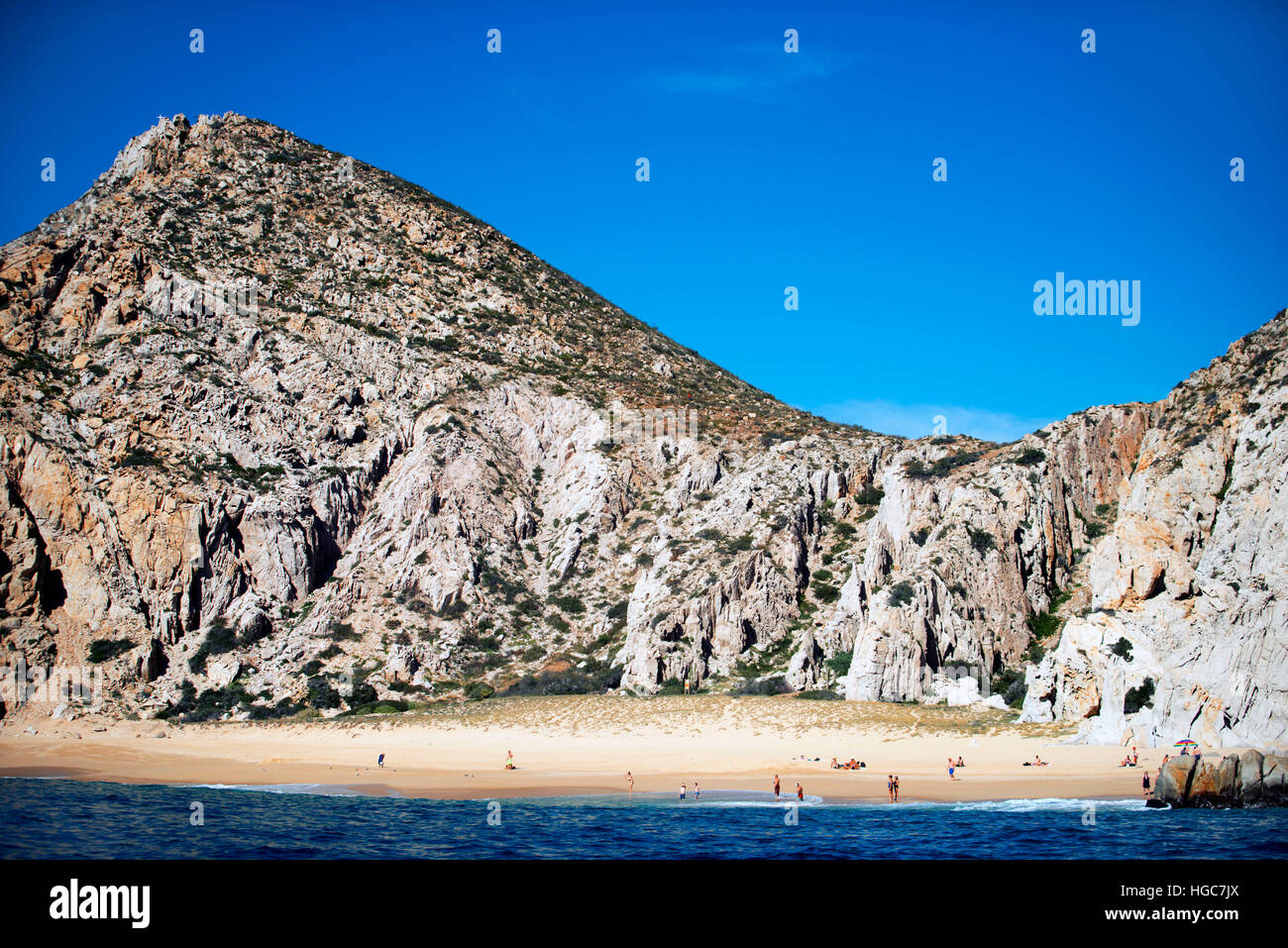 Scheidung-Strand in Los Cabos, Sea of Cortez, Baja California, Mexiko. Stockfoto