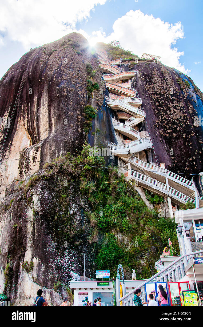 Piedra de Penol in Kolumbien Stockfoto