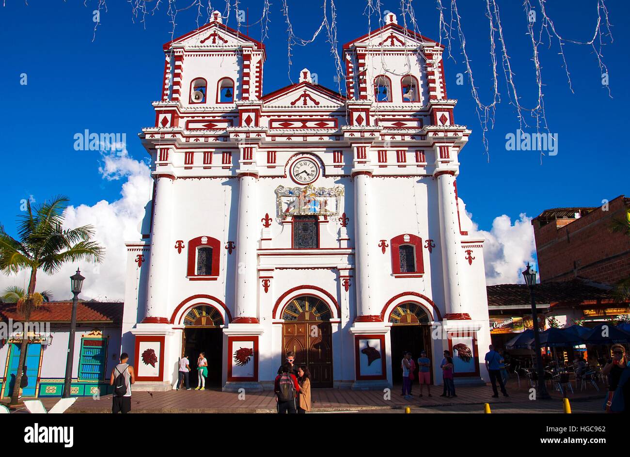 Die Kirche von Nuestra Señora del Carmen Stockfoto