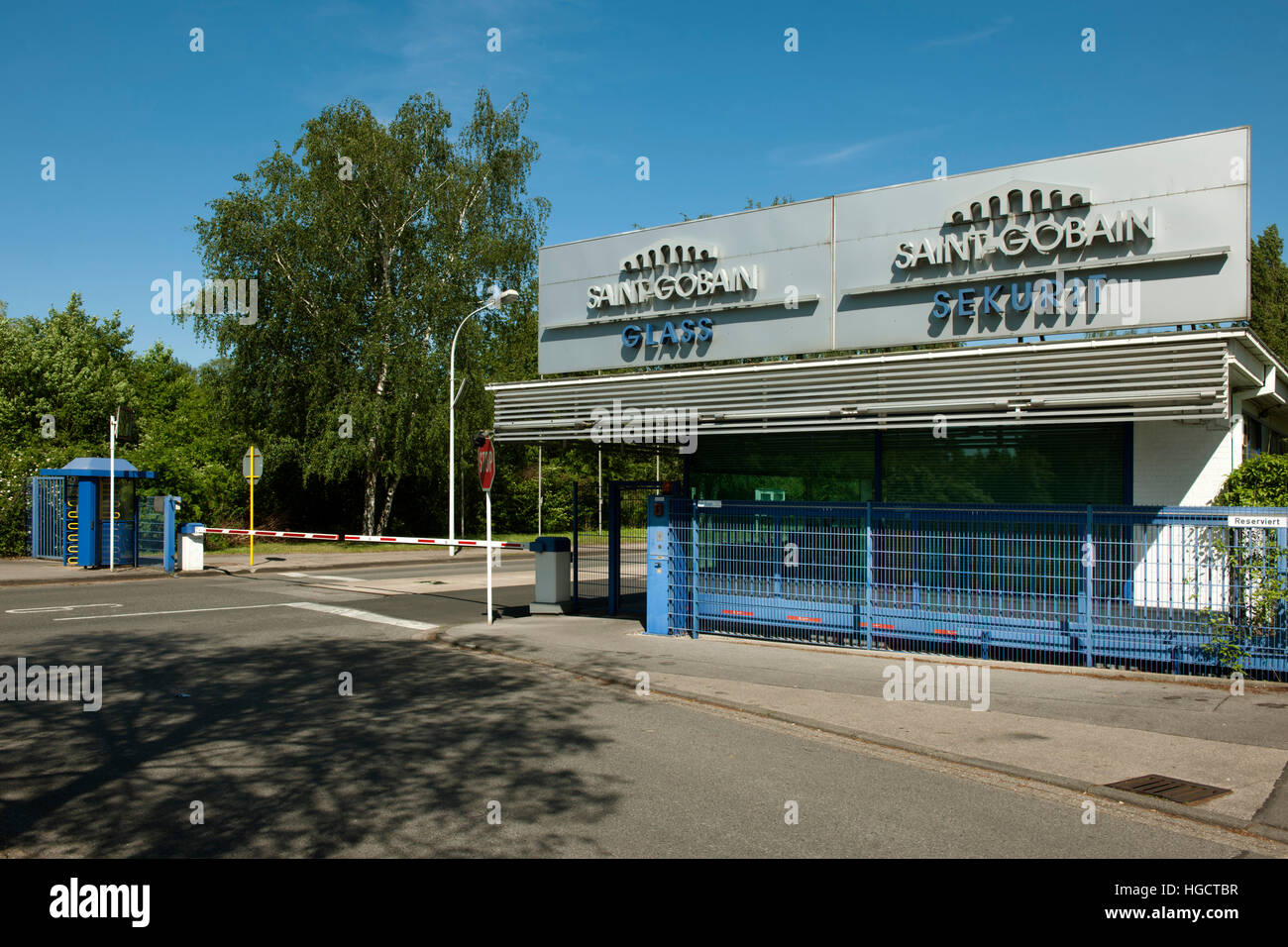 Deutschland, NRW, Städteregion Aachen, Herzogenrath, Saint-Gobain Sekurit Stockfoto