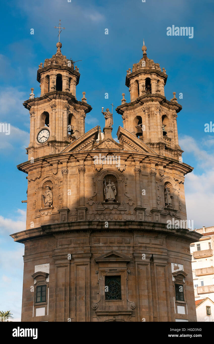 Heiligtum der Virgen Peregrina, Pontevedra, Region Galicien, Spanien, Europa Stockfoto