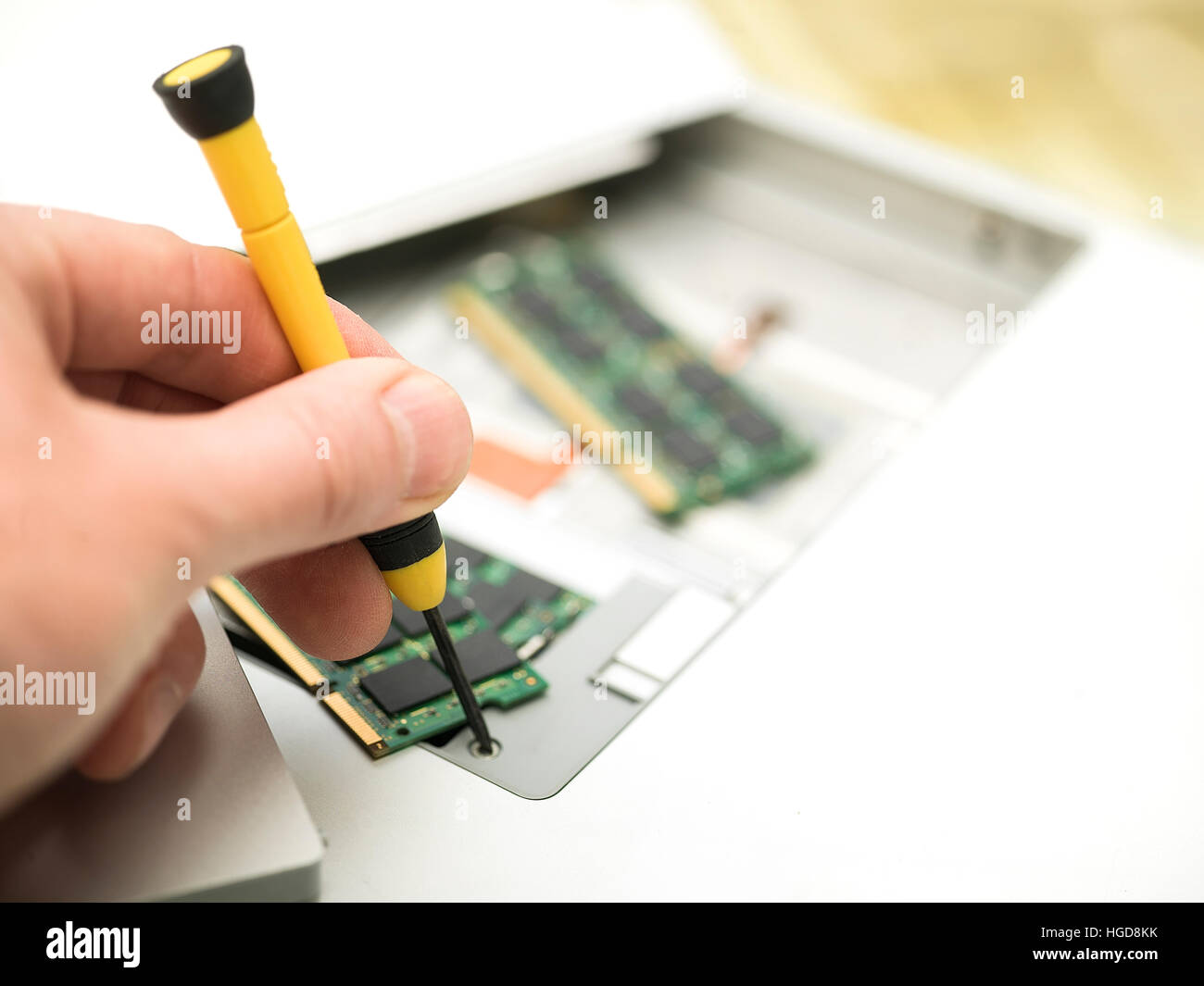 Computer Reparatur Stockfoto