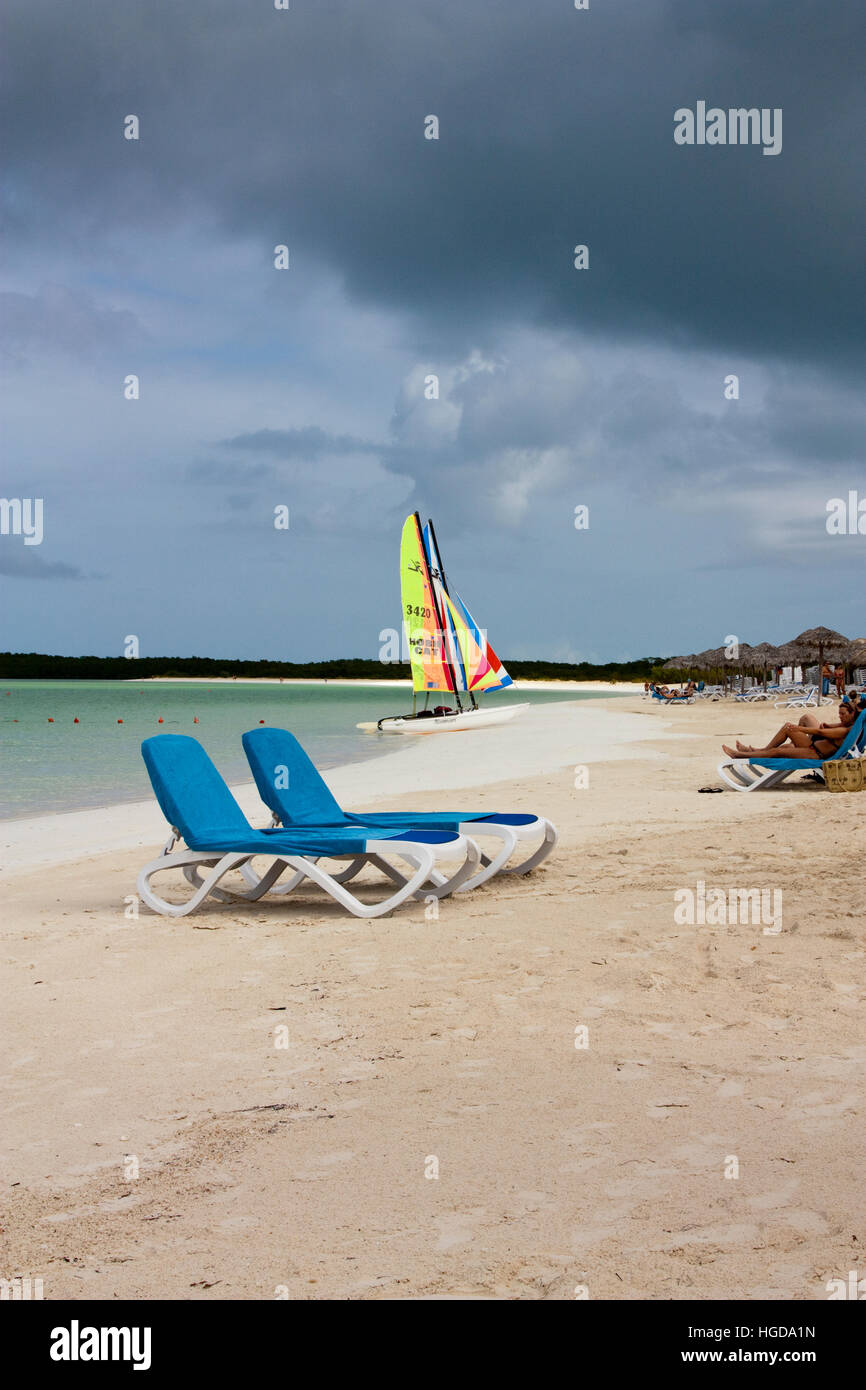 Wassersport in Kuba Stockfoto